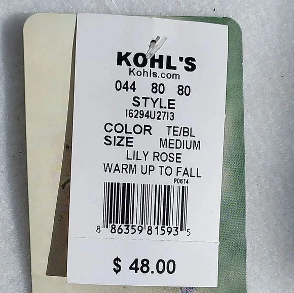 NWT Lily Rose Dress Teal/ Tan/Blue Mini Dress Medium - Picture 8 of 11